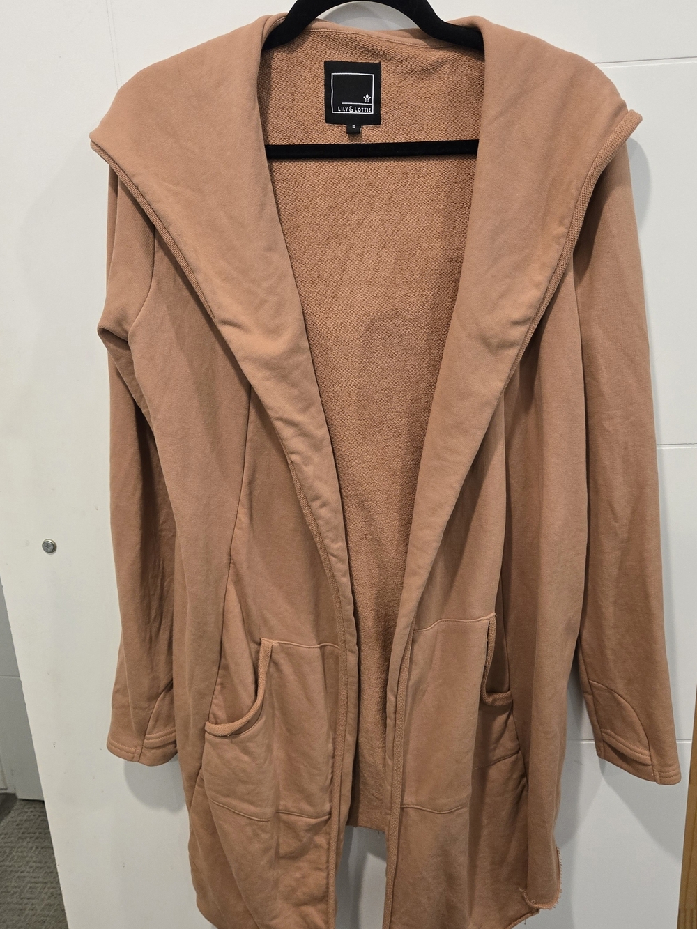 LILY & LOTTIE  Cozy Open-Front Teddy Jacket